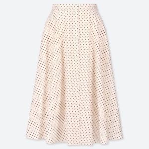 UNIQLO Polka Dot Circular Skirt
